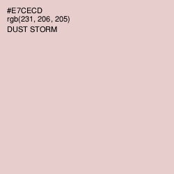 #E7CECD - Dust Storm Color Image